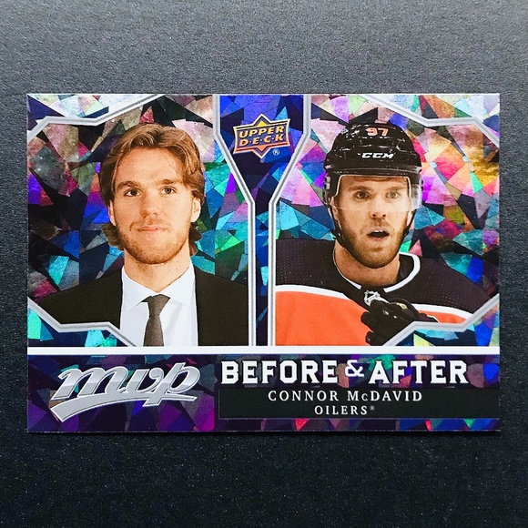 Connor McDavid - 2021-22 Upper Deck MVP Before and After #BA-2 - Picture 1 of 2